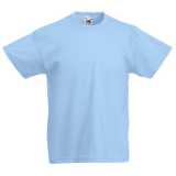 Detské tričko (FRUIT OF THE LOOM Kids Valueweight T) > modrá (sky) > 2/3