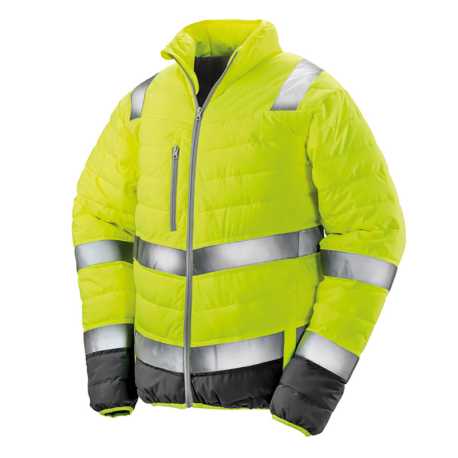 Pánska bunda(RESULT SAFEGUARD SOFT PADDED SAFETY JACKET) > žltá / šedá > L