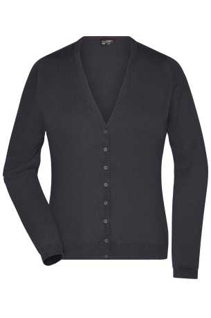 Dámsky sveter (DAIBER Ladies' V-Neck Cardigan) > čierna > S