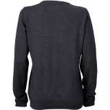 Dámsky sveter (DAIBER Ladies' V-Neck Cardigan) > šedá (anthracitemelange) > XL