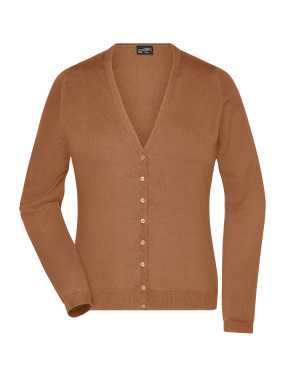 Dámsky sveter (DAIBER Ladies' V-Neck Cardigan) > hnedá (camel) > S