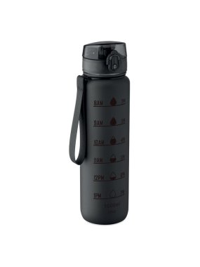 RPET fľaša 1000 ml > čierna