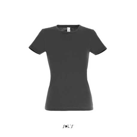 Dámske tričko (SOLS MISS WOMENS T-SHIRT) > šedá (dark) > L