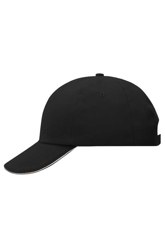 6 panelová šiltovka (MB 6 Panel Raver Sandwich Cap) > čierna / béžová