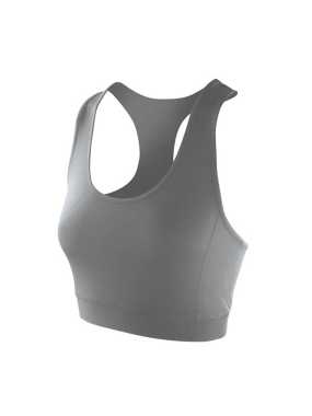 Dámske tielko (SPIRO IMPACT CROP TOP) > šedá (cloudy) > L