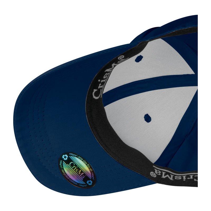 Šiltovka CrisMa vyrobená z recyklovanej bavlny > modrá (dark)