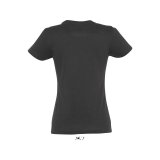 Dámske tričko (SOLS IMPERIAL WOMAN ROUND COLLAR T-SHIRT) > šedá (dark) > 2XL