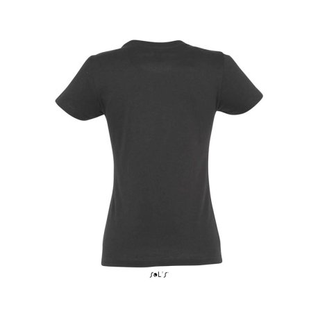 Dámske tričko (SOLS IMPERIAL WOMAN ROUND COLLAR T-SHIRT) > šedá (dark) > 2XL