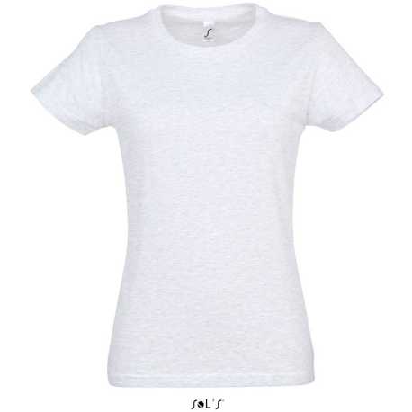 Dámske tričko (SOLS IMPERIAL WOMAN ROUND COLLAR T-SHIRT) > modrá (carribean) > M