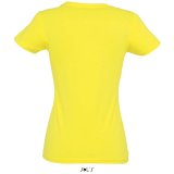 Dámske tričko (SOLS IMPERIAL WOMAN ROUND COLLAR T-SHIRT) > žltá (lemon) > S
