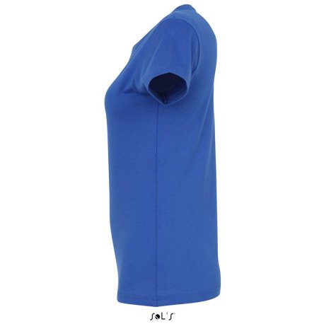 Dámske tričko (SOLS IMPERIAL WOMAN ROUND COLLAR T-SHIRT) > modrá (royal) > S