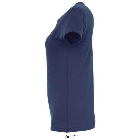 Dámske tričko (SOLS IMPERIAL WOMAN ROUND COLLAR T-SHIRT) > modrá (french navy) > 3XL