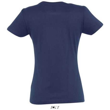 Dámske tričko (SOLS IMPERIAL WOMAN ROUND COLLAR T-SHIRT) > modrá (french navy) > 3XL