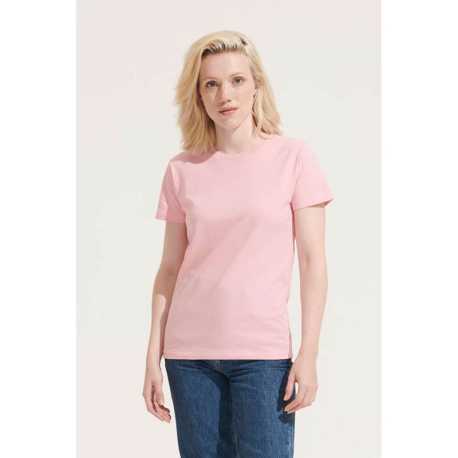Dámske tričko (SOLS IMPERIAL WOMAN ROUND COLLAR T-SHIRT) > modrá (french navy) > 3XL