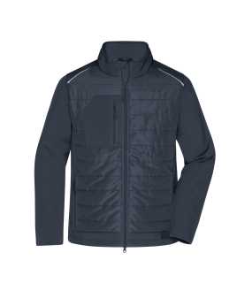 Pánska bunda (JN Mens Hybrid Jacket) > šedá (carbon) / šedá (carbon) > L