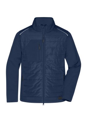 Pánska bunda (JN Mens Hybrid Jacket) > modrá (navy) > L