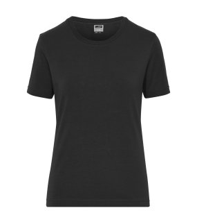 Dámske tričko (JN Ladies BIO Stretch-T Work SOLID) > čierna > M