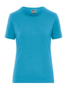 Dámske tričko (JN Ladies BIO Stretch-T Work SOLID) > tyrkysová > XS
