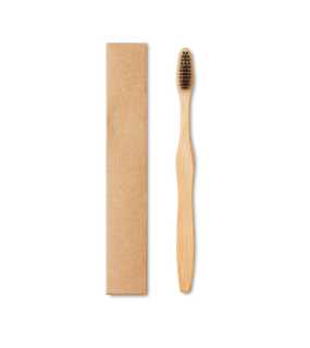 Bambusová zubná kefka > čierna