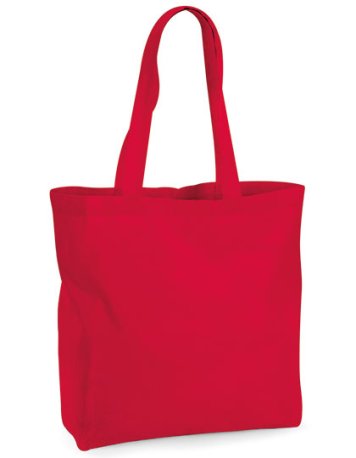 Nákupná taška z bavlny (WM Organic Premium Cotton Maxi Bag) > červená (classic)