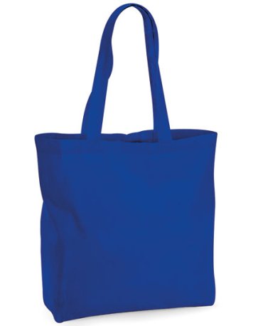 Nákupná taška z bavlny (WM Organic Premium Cotton Maxi Bag) > modrá (bright royal)