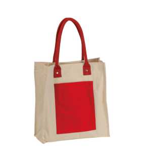 Plátená taška s dlhými ušami > červená