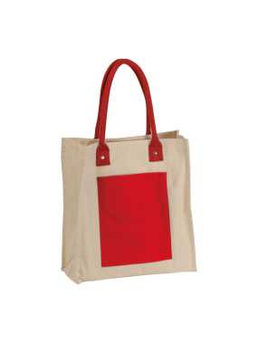 Plátená taška s dlhými ušami > červená