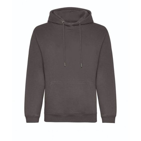 Pánska mikina (Just Hoods ORGANIC HOODIE) > šedá (charcoal) > 3XL