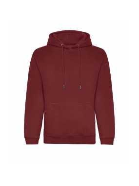 Pánska mikina (Just Hoods ORGANIC HOODIE) > bordová > M
