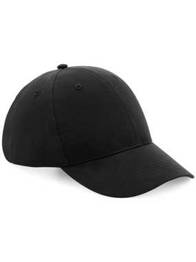 Unisex šiltovka (Beechfield Recycled Pro-Style Cap) > čierna