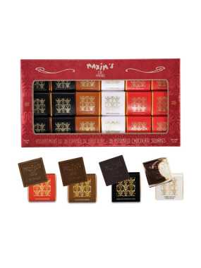 Cardbox of 36 assorted chocolate squares 175 g Maxim’s