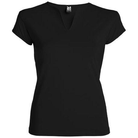 Belice dámské tričko s krátkým rukávem > čierna (solid) > 3XL