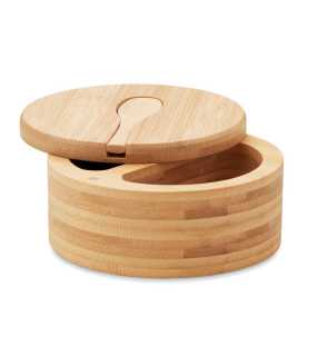 Bambusová nádoba na soľ a korenie > drevo