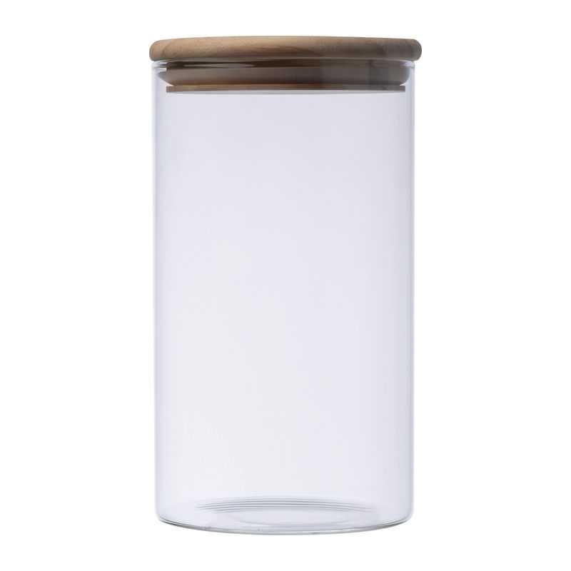 Skladovacia dóza z borosilikátového skla s viečkom 1000 ml > translator