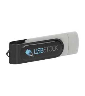 USB flash pamäť 2.0 > šedá (light) / čierna > 16GB