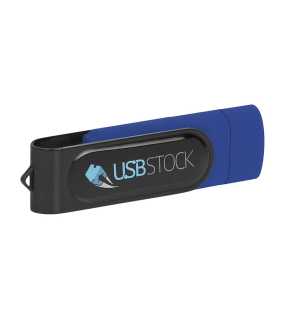 USB flash pamäť 2.0 > modrá (dark) / čierna > 16GB