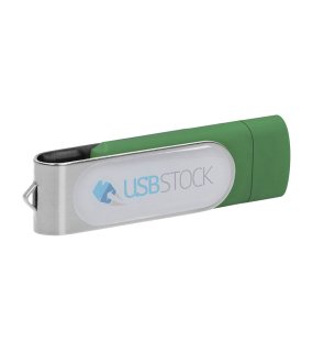 USB flash pamäť 2.0 > zelená (dark) / šedá (light) > 8GB