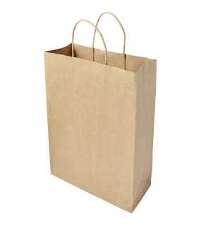 Papierová taška (256x109x353 mm) > hnedá