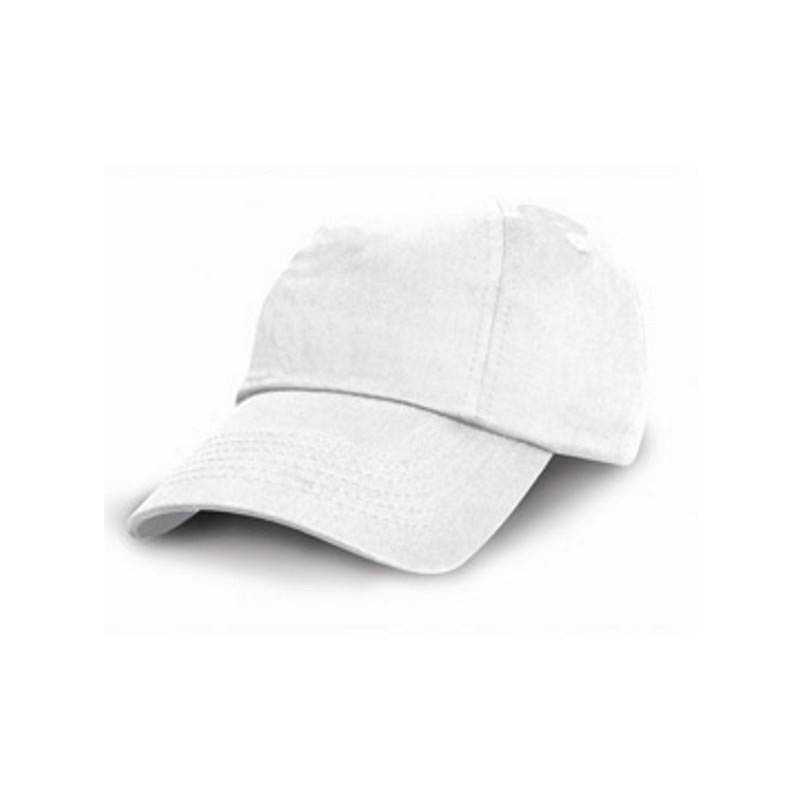 Detská šiltovka (RESULT JUNIOR LOW PROFILE COTTON CAP) > biela