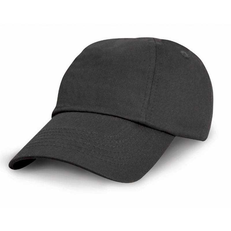 Detská šiltovka (RESULT JUNIOR LOW PROFILE COTTON CAP) > čierna
