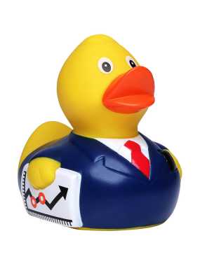 Kačička do vane (MBW Squeaky duck businessman) > viacfarebná