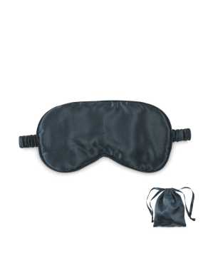 Mäkká polyesterová maska na oči > šedá (dark)