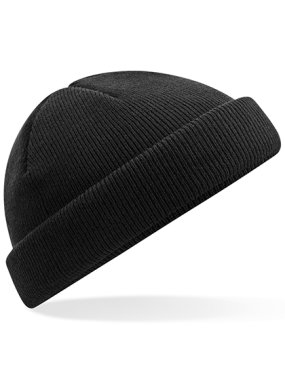 Unisex čiapka (Beechfield Recycled Mini Fisherman Beanie) > čierna