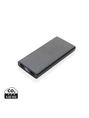 Hliníková 18W PD powerbanka 10 000 mAh > čierna