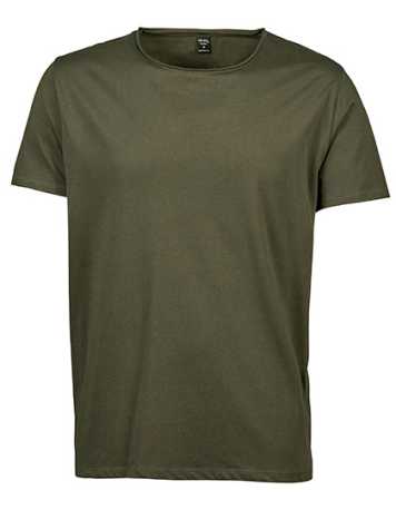 Unisex tričko (Tee Jays Mens Raw-Edge Tee) > zelená (olive) > 3XL