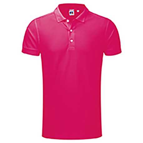 Pánska polokošeľa (RUSSELL Men s Stretch Polo) > ružová (fuchsia) > S