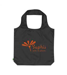 RPET Shopper foldable shopping bag>čierna