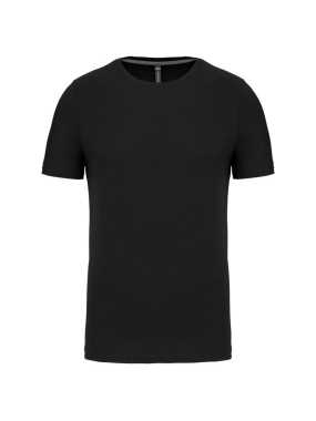 Pánske tričko (KARIBAN MENS SHORT SLEEVE ROUND NECK T-SHIRT) > čierna > L