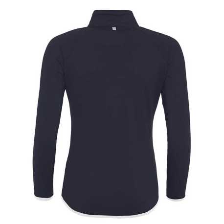 Dámska mikina (Just Cool WOMEN'S COOL 1/2 ZIP SWEAT)>modrá(french navy) / biela(arctic)>L
