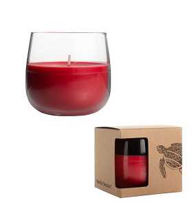 Vonna sviečka s príjemnou vôňou "VANILLA SEASON" > červená